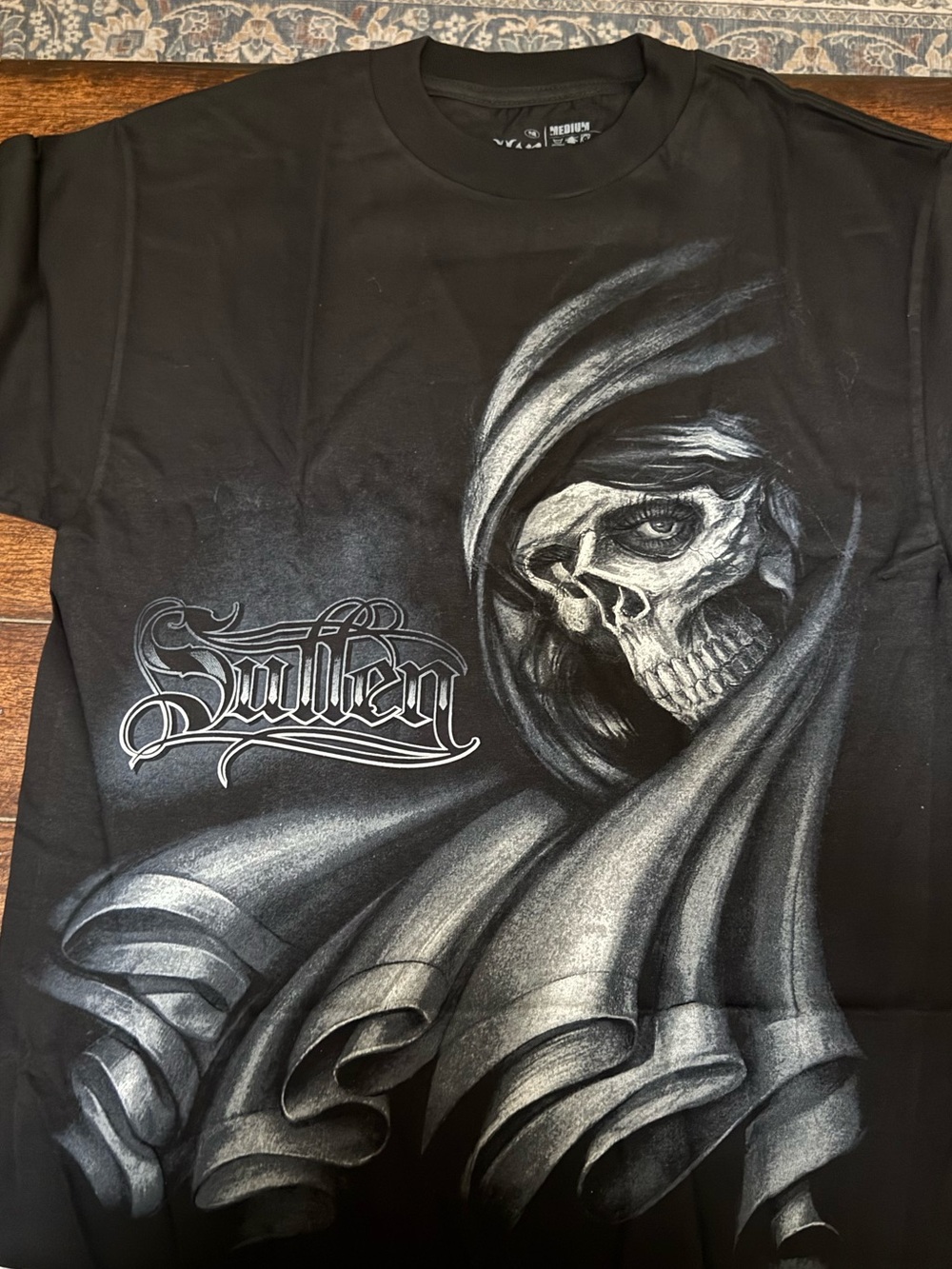 Sullen Men's Black Short-Sleeve Graphic Skull Tee